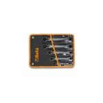 BETA Jogo de 5 chaves bi-hexagonais inclinadas duplas com sistema de roquete (item 195P) em bolsa