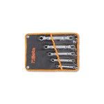 BETA Jogo de 5 chaves de luneta bisextavadas articuladas em estojo. Ideal para unies de tubos