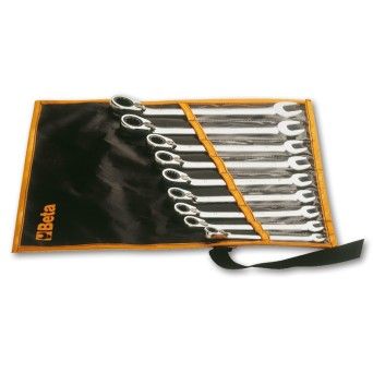 BETA Jogo com 9 chaves boca/luneta com sistema de roquete (refa. 142/B9) em bolsa