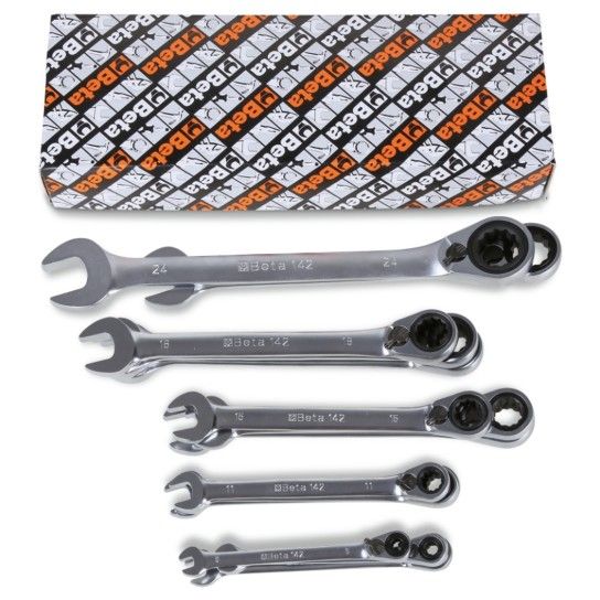 BETA Jogo com 15 chaves boca/luneta com sistema de roquete (refa. 142)