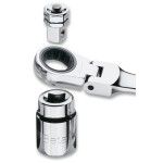 BETA Kit com 4 adaptadores para chaves de roquete: 1 ponta adaptadora 3 adaptadores de desengate rp