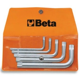 BETA Jogo com 5 chaves macho hexagonal com perfil XZN (refa. 98XZN) em bolsa