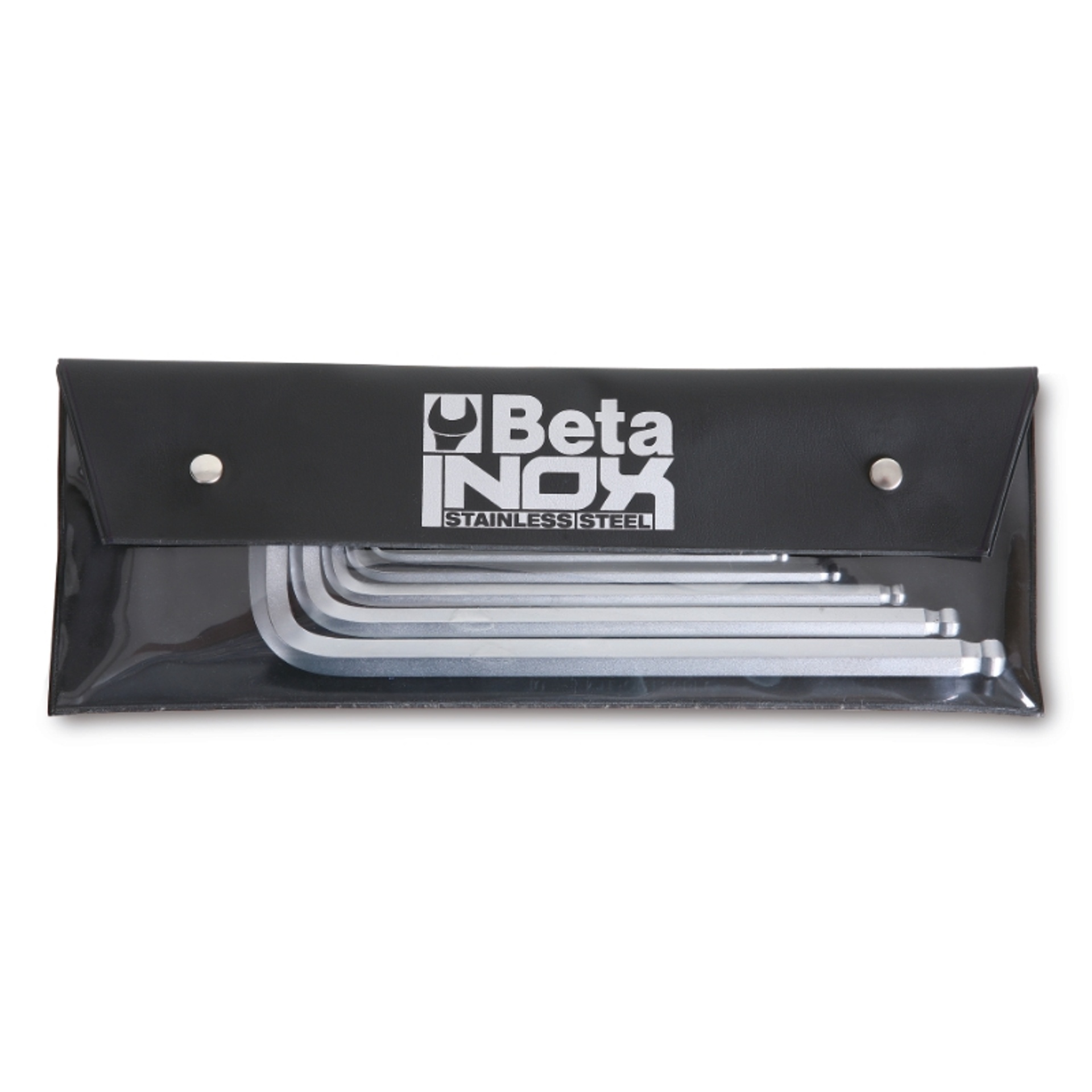 BETA Jogo 6 chaves sextavadas, em a�o inoxid�vel, fornecido em bolsa