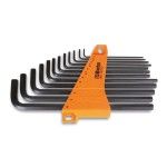 BETA Jogo com 12 chaves macho hexagonal srie longa (refa. 96L) com suporte