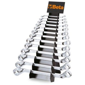 BETA Jogo com 13 chaves de lunetas com curvatura profunda (refa. 90) com suporte
