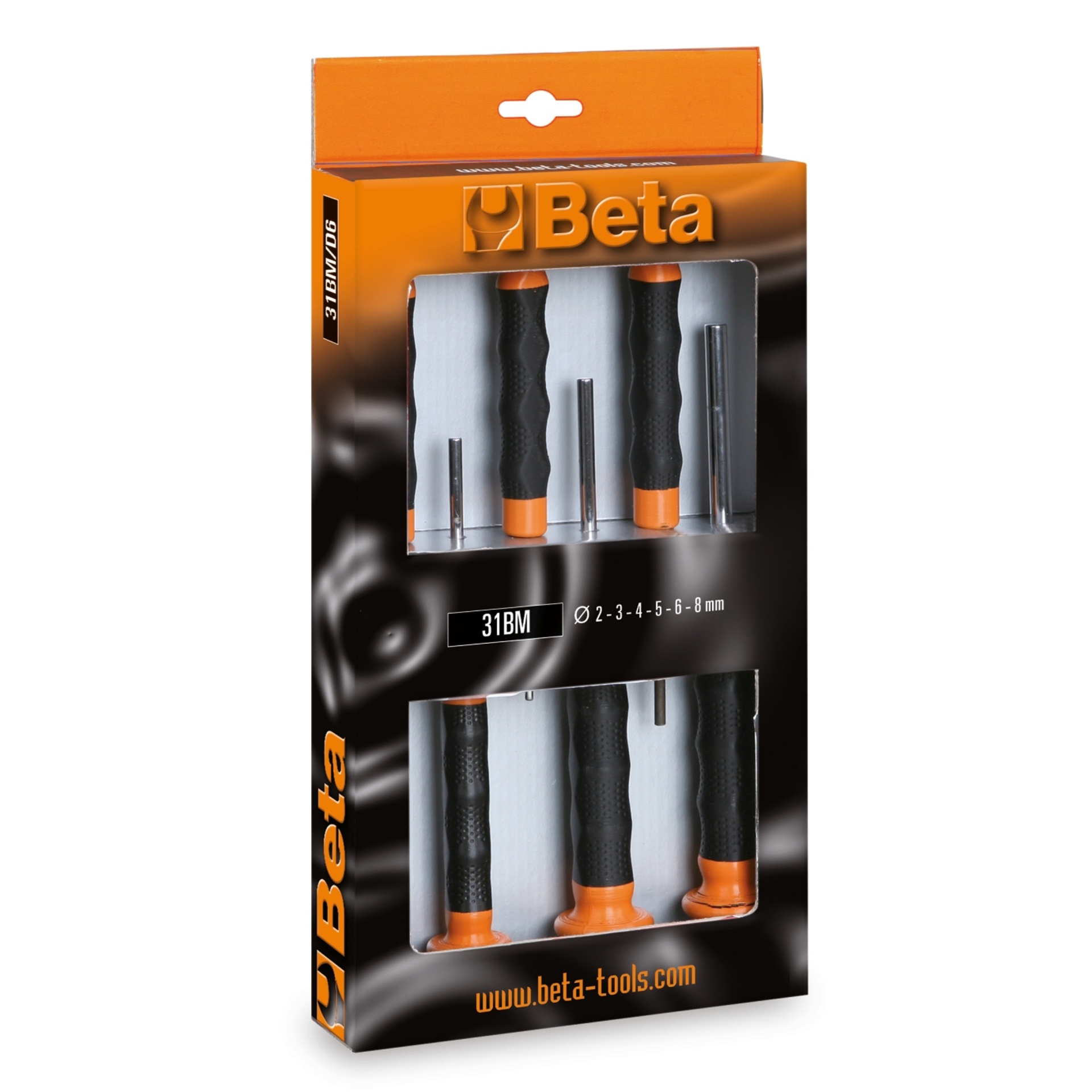 BETA Jogo de 6 saca-tro�os com punho