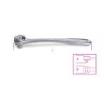 BETA Roquete reversvel quadra 1/2'', 72 dentes, em ao inox
