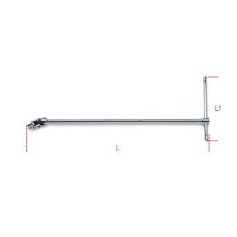 BETA Extenso articulada com punho em T quadra de 3/8"
