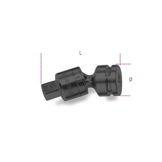 BETA Cardan com quadras macho e fmea de 3/8