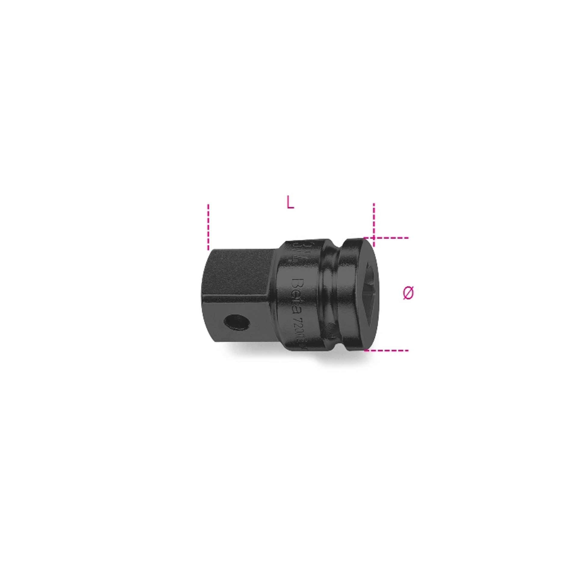BETA Adaptador quadra f�mea de 1/2� para quadra macho de 3/4�