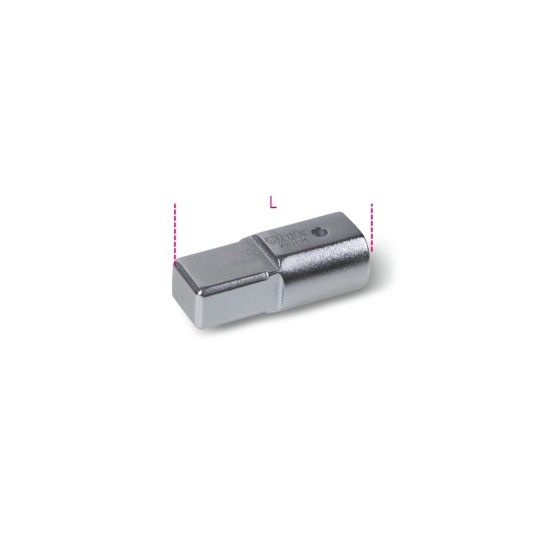 BETA Adaptador com quadra retangular fmea (9x12 mm) e macho (14x18 mm)