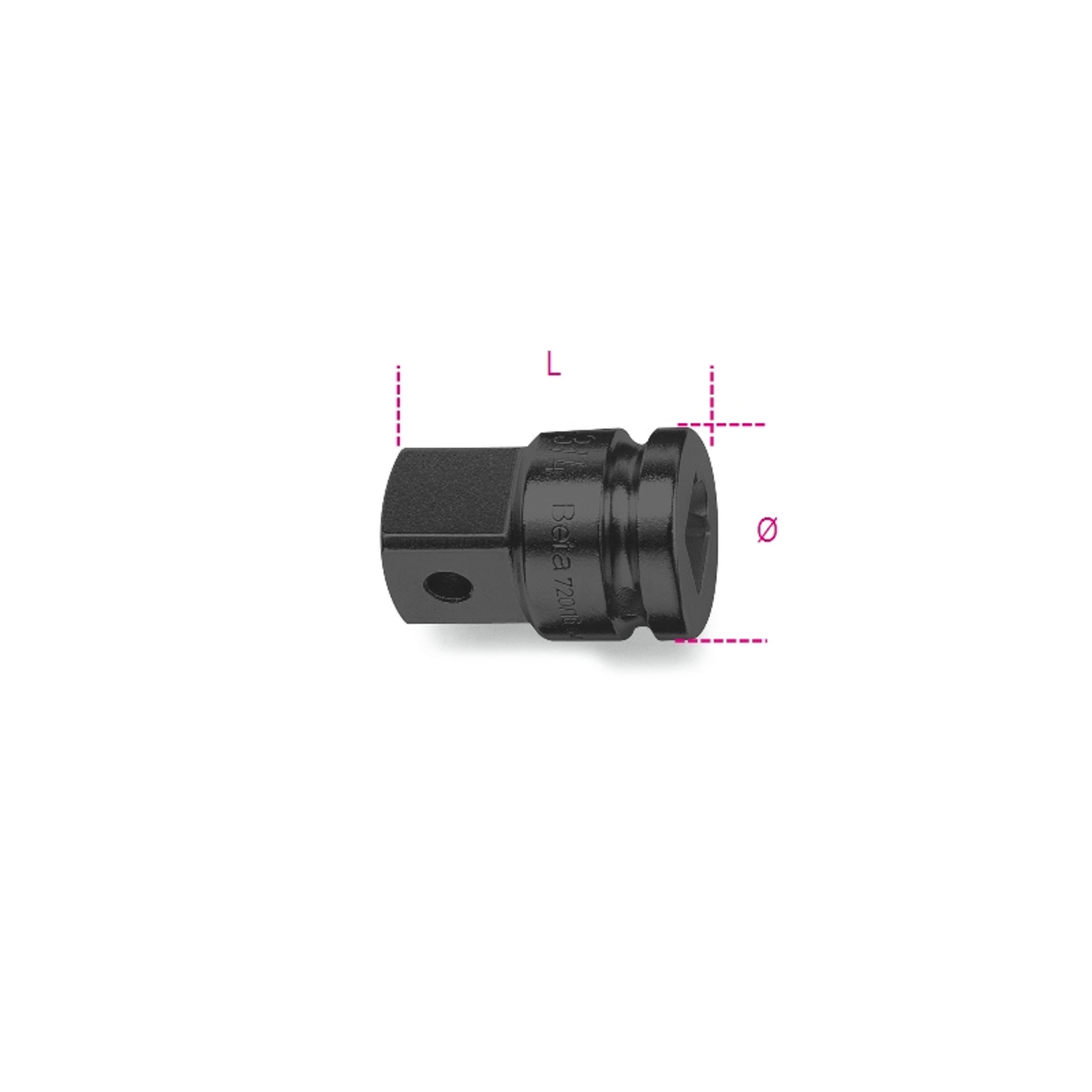 BETA Adaptador quadra f�mea de 3/8� para quadra macho de 1/2�