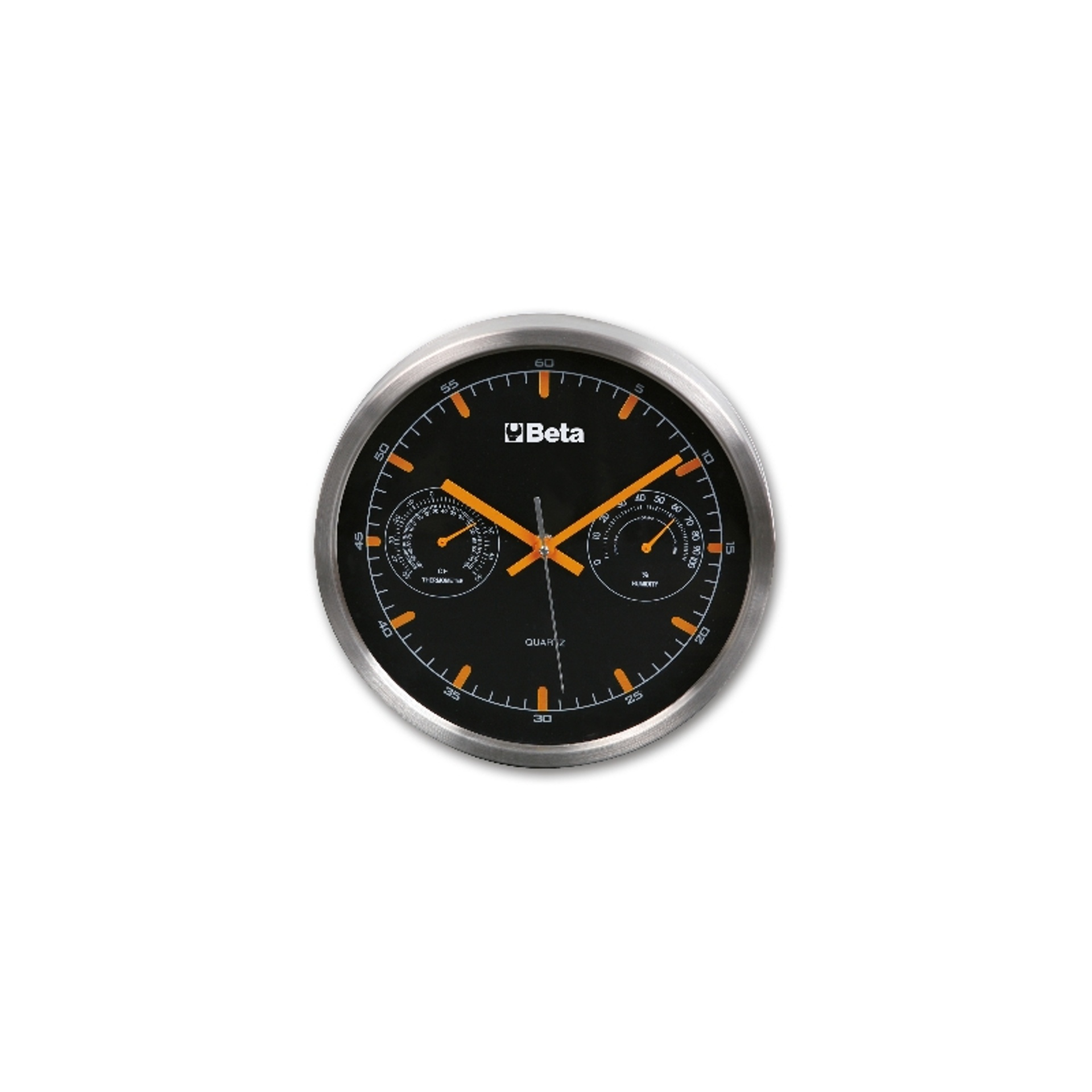 BETA Rel�gio com term�metro e higr�metro, 26 cm de di�metro