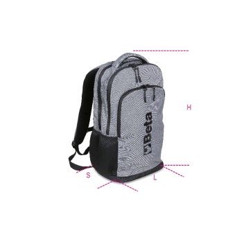 BETA Mochila de trabalho, estilo multi-bolsos, prtica e espaosa, ideal para trabalho e lazer.