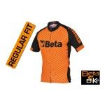 BETA Camisola de manga curta, tecido em microfibra respirável, fecho eclair longo coberto, três bols BETA Camisola de manga curta, tecido em microfibra respirável, fecho eclair longo coberto, três bols