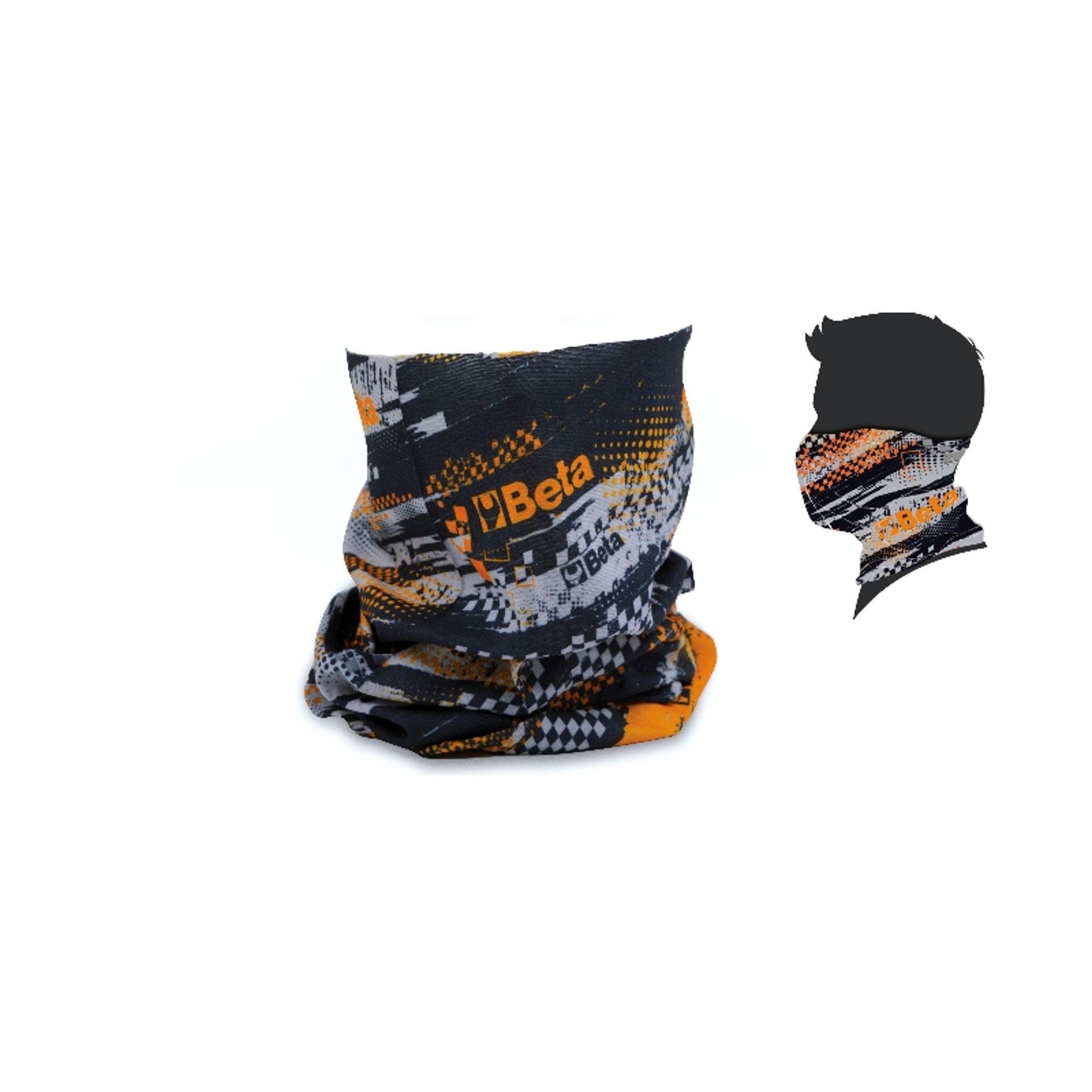 BETA Gola multi usos, 100% microfibra de poliéster, sem costuras BETA Gola multi usos, 100% microfibra de poliéster, sem costuras