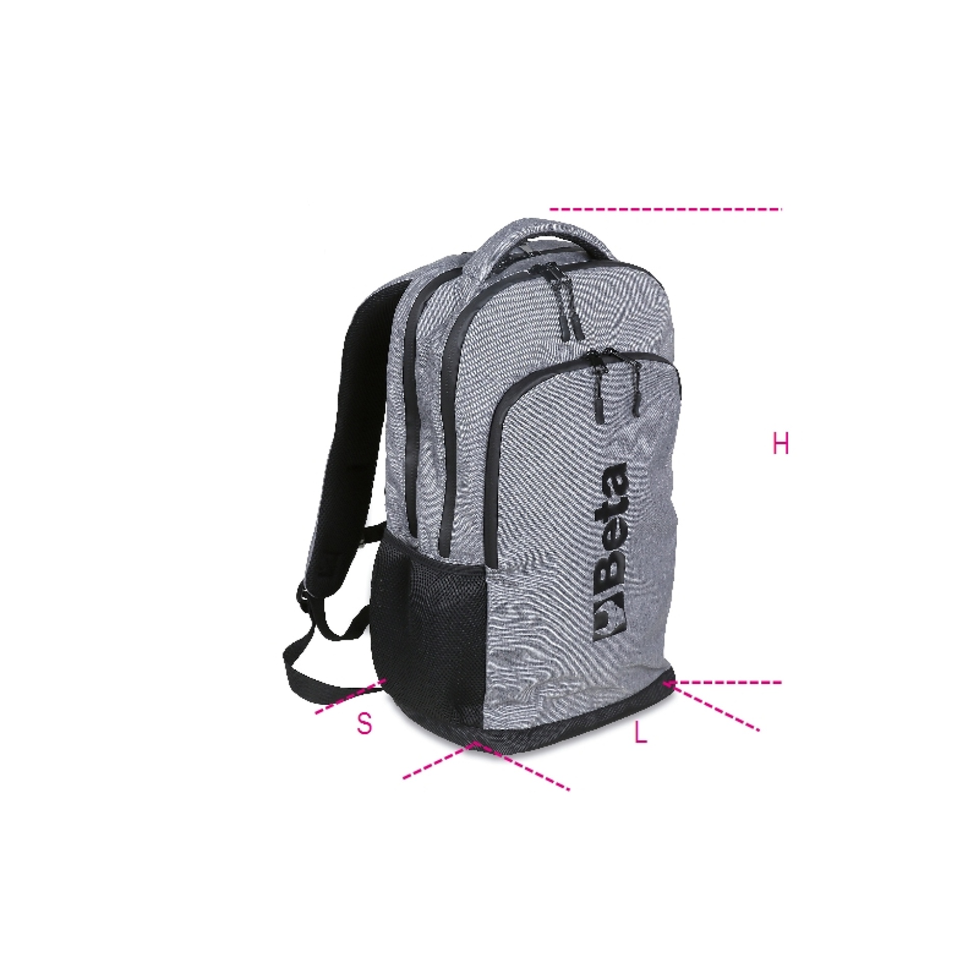 BETA Mochila de trabalho, estilo multi-bolsos, pr�tica e espa�osa, ideal para trabalho e lazer.