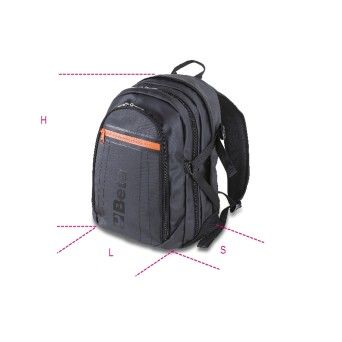 BETA Mochila revestida a polister /Oxford 600D polyester, dimenses 50x33x16 cm