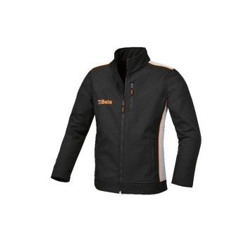 BETA Casaco Softshell, 100% poliester, 320g/m2, revestimento externo triplo (3 camadas) em microfibr
