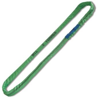 BETA Estropos redondos, verde, 2t cinta em poliester de elevada resistncia (PES)
