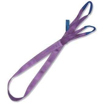 BETA Estropos de elevao, roxo, 1t, tecido duplo com olhais reforados, cinta em poliester de eleva