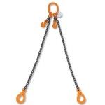 BETA Lingas de corrente, 2 secções D8, com ganchos de autobloqueio e clevis, grau 8 BETA Lingas de corrente, 2 secções D8, com ganchos de autobloqueio e clevis, grau 8