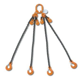 BETA Lingas de corrente, 4 seces, com ganchos Clevis, em estojo de plstico