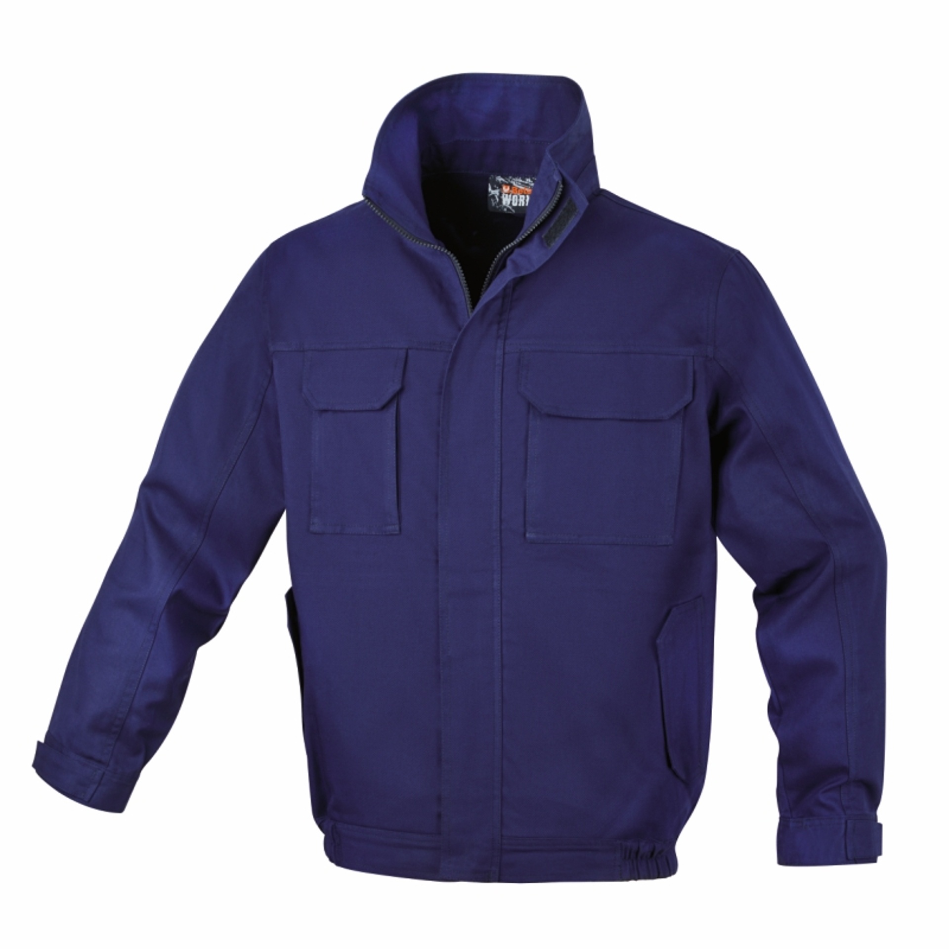 BETA Casaco de trabalho multi-proteção, sarja T/C, 250 g/m2, azul, para proteção contra calor, chama BETA Casaco de trabalho multi-proteção, sarja T/C, 250 g/m2, azul, para proteção contra calor, chama