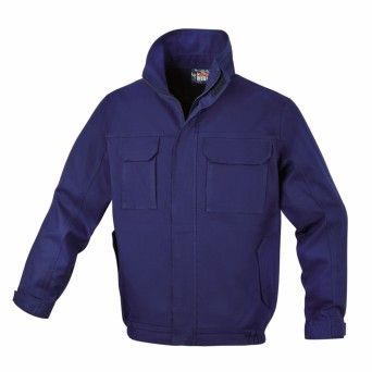 BETA Casaco de trabalho multi-proteo, sarja T/C, 250 g/m2, azul, para proteo contra calor, chama