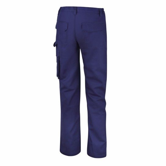 BETA Calças de trabalho multi-proteção sarja T/C, 250 g/m2, azul, para proteção contra calor, chamas BETA Calças de trabalho multi-proteção sarja T/C, 250 g/m2, azul, para proteção contra calor, chamas