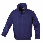 BETA Casaco de trabalho multi-proteo, sarja T/C, 250 g/m2, azul, para proteo contra calor, chama