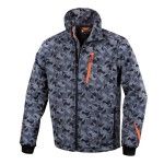 BETA Casaco Softshell -cinza camuflagem