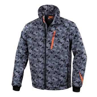 BETA Casaco Softshell -cinza camuflagem