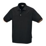 BETA Polo de trs botes, 100% algodo, 200 g/m2, preto