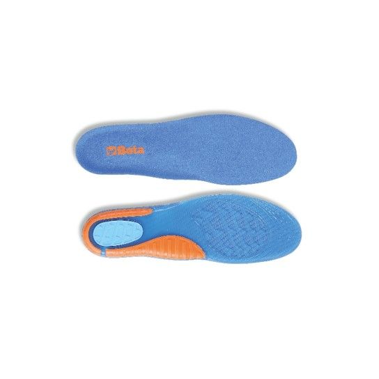 BETA Palmilhas anatmicas em GEL TPR com efeito de amortecimento, suporte para arco plantar e calcan