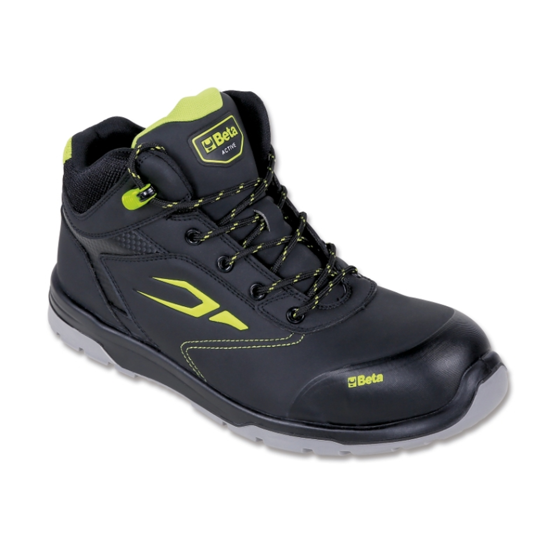 BETA Sapato em pele nubuck, impermeável, com sistema de abertura rápida e biqueira com reforço anti- BETA Sapato em pele nubuck, impermeável, com sistema de abertura rápida e biqueira com reforço anti-