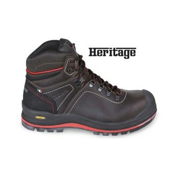 BETA Bota em pele natural, impermevel, com sola de borracha VIBRAM, Anti-abraso inserido na zona 