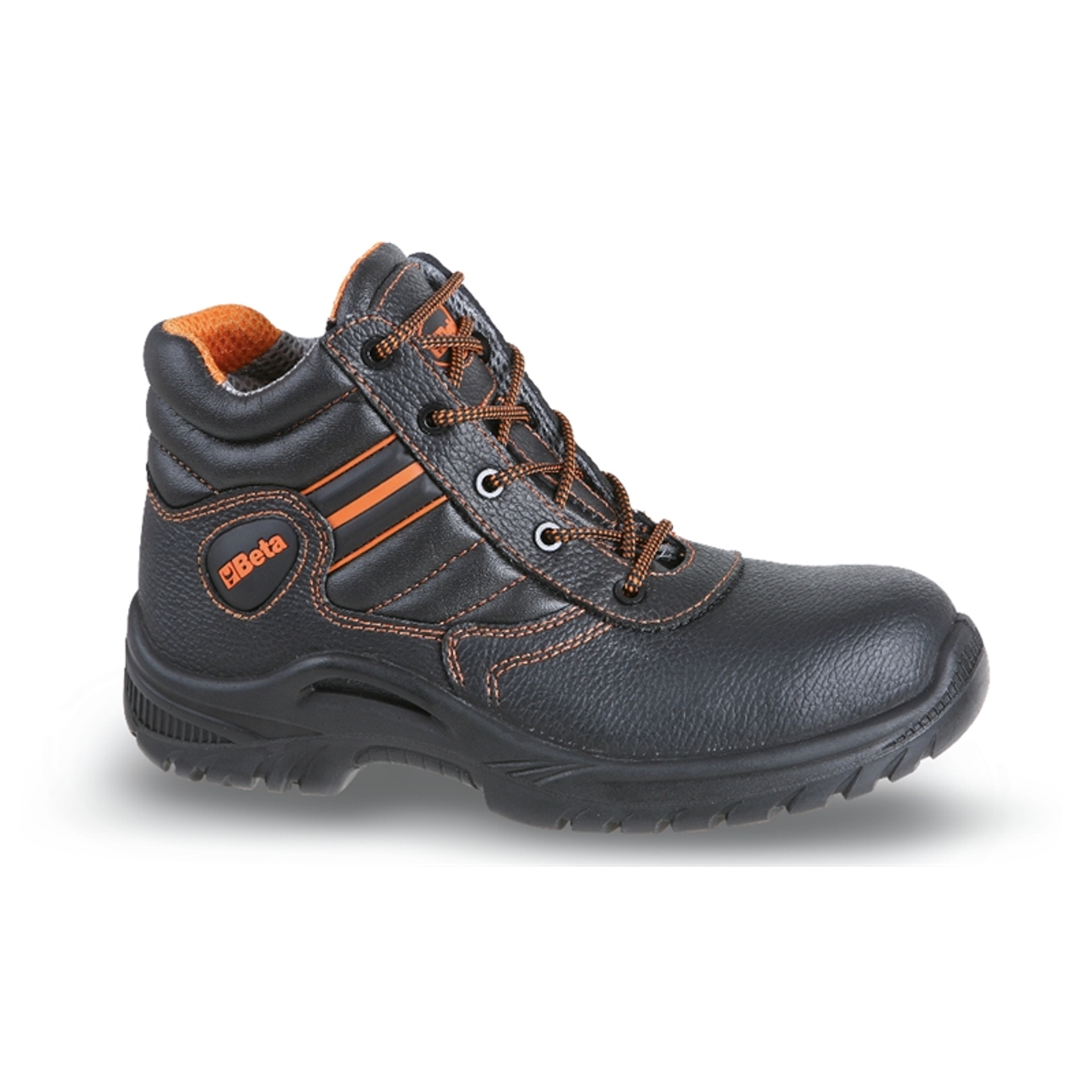 BETA Bota em pele natural, resistente � �gua