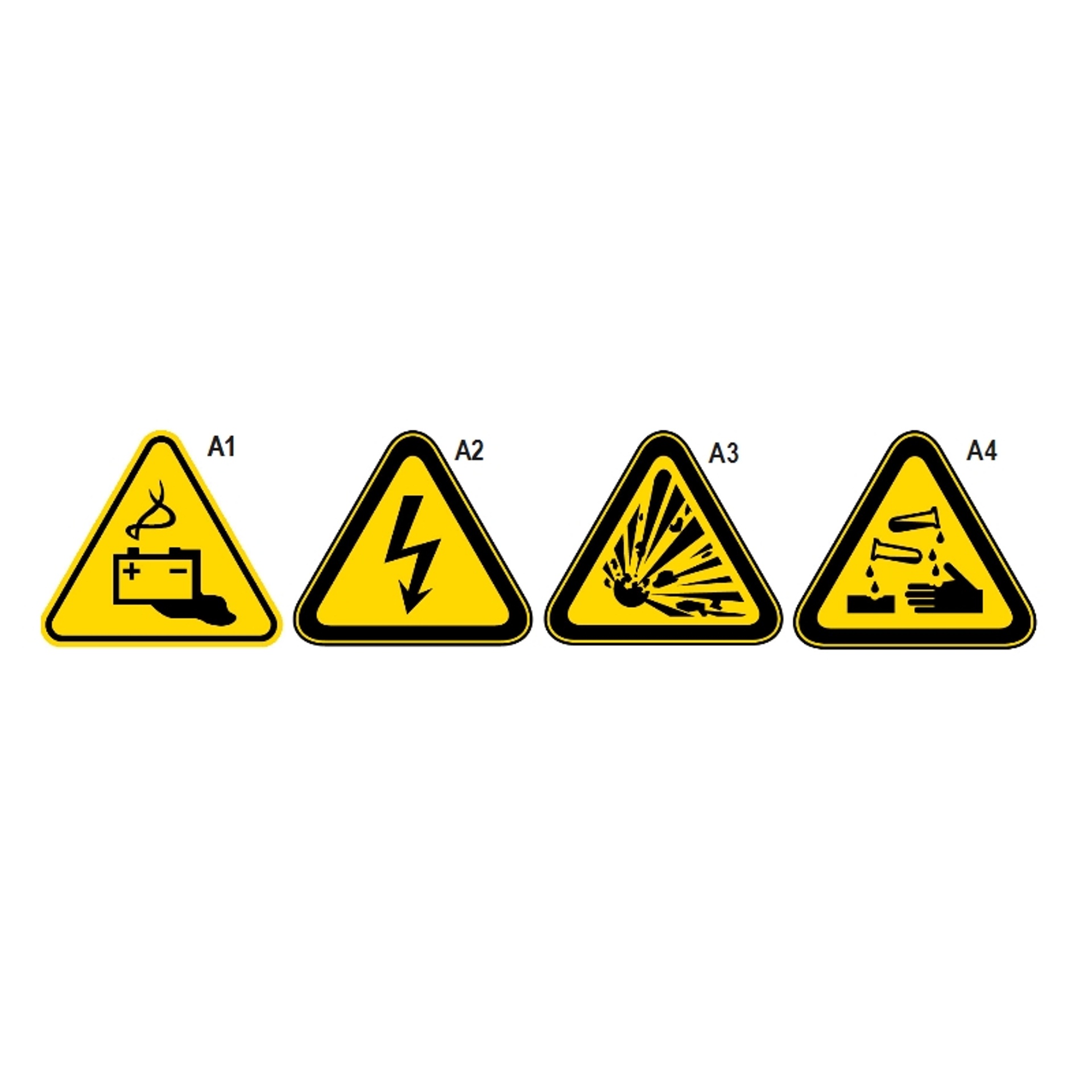 BETA Sinais de alerta em alum�nio