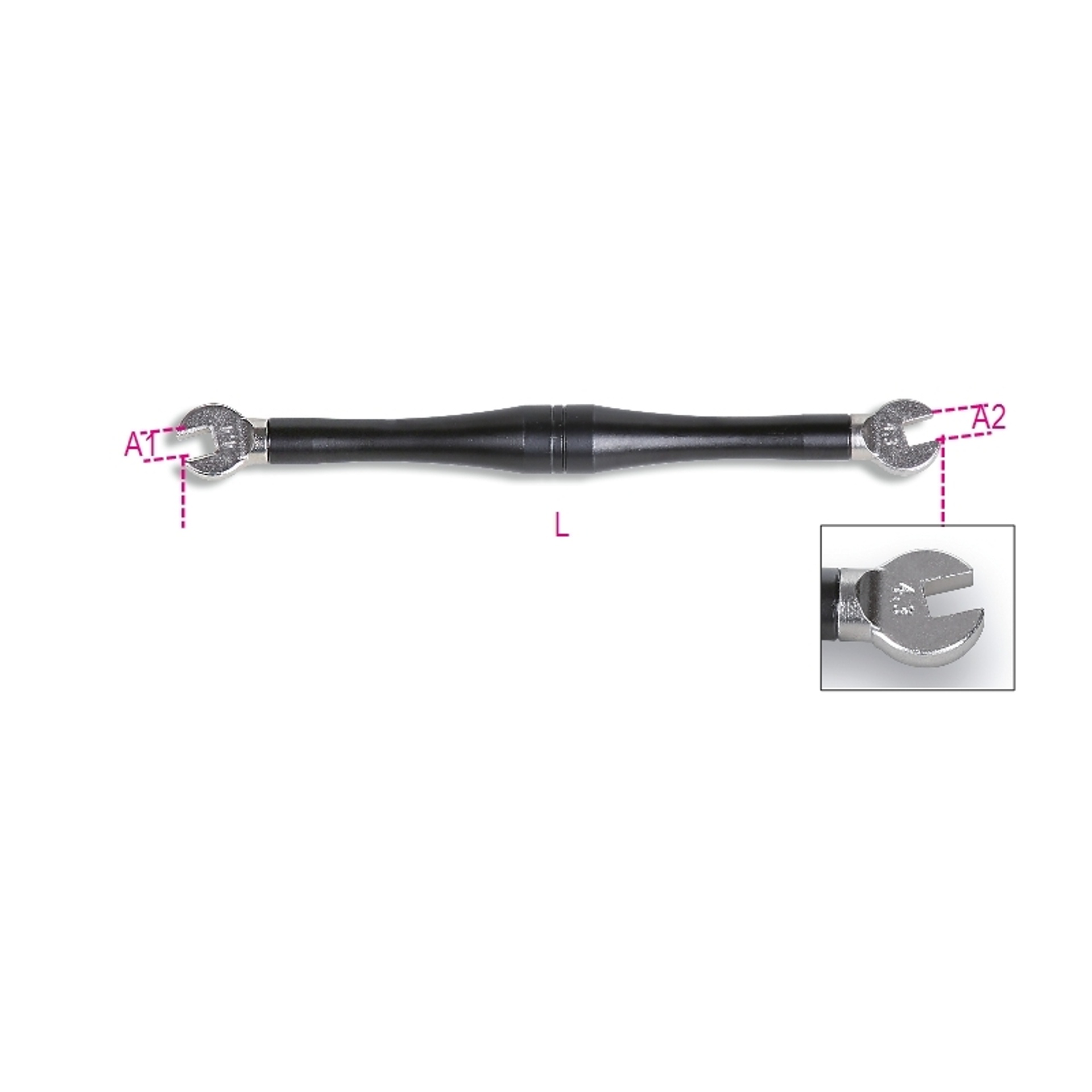 BETA Chave dupla para raios Shimano