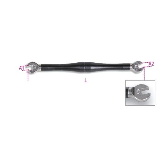 BETA Chave dupla para raios Shimano