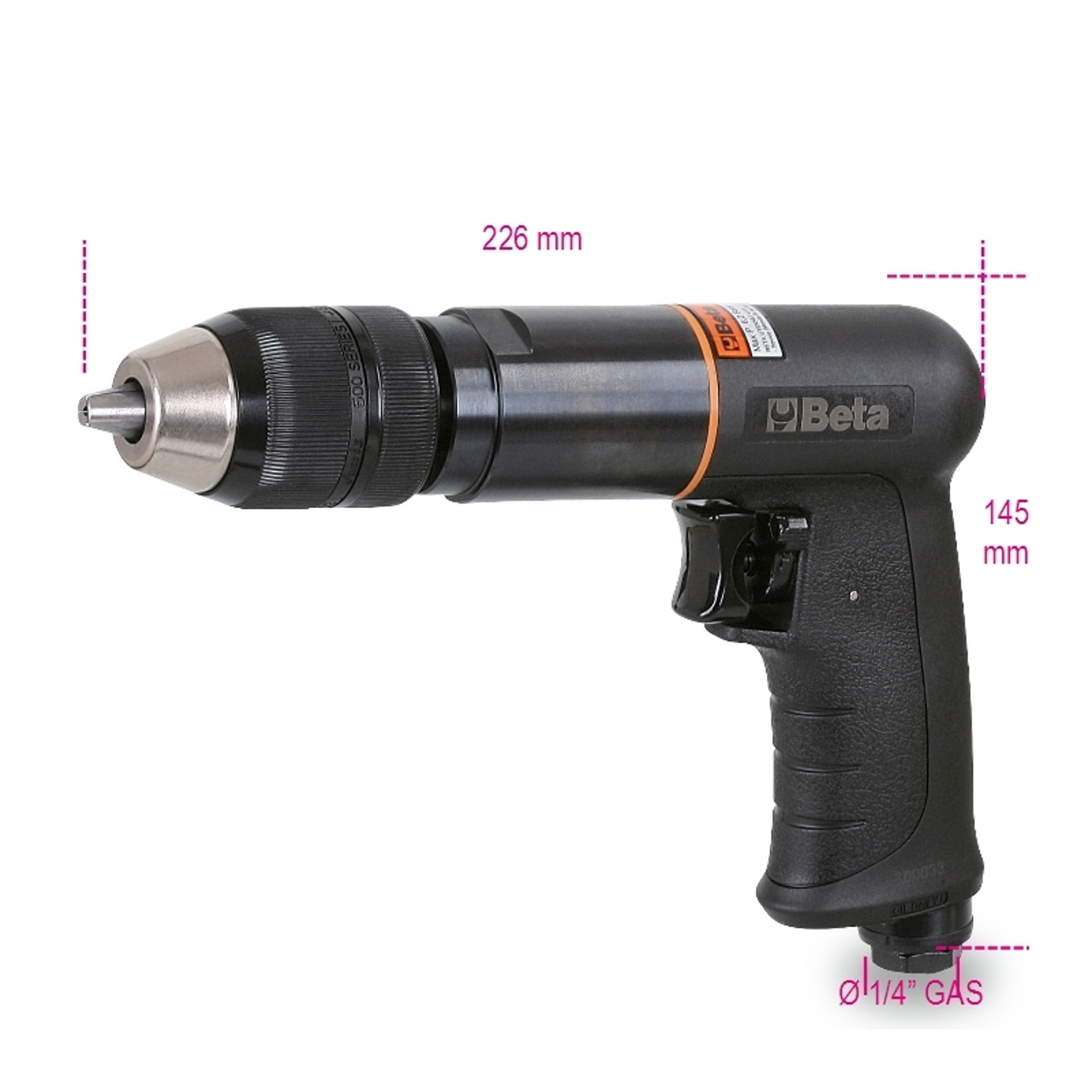 BETA Berbequim pneum�tico revers�vel, em material composito