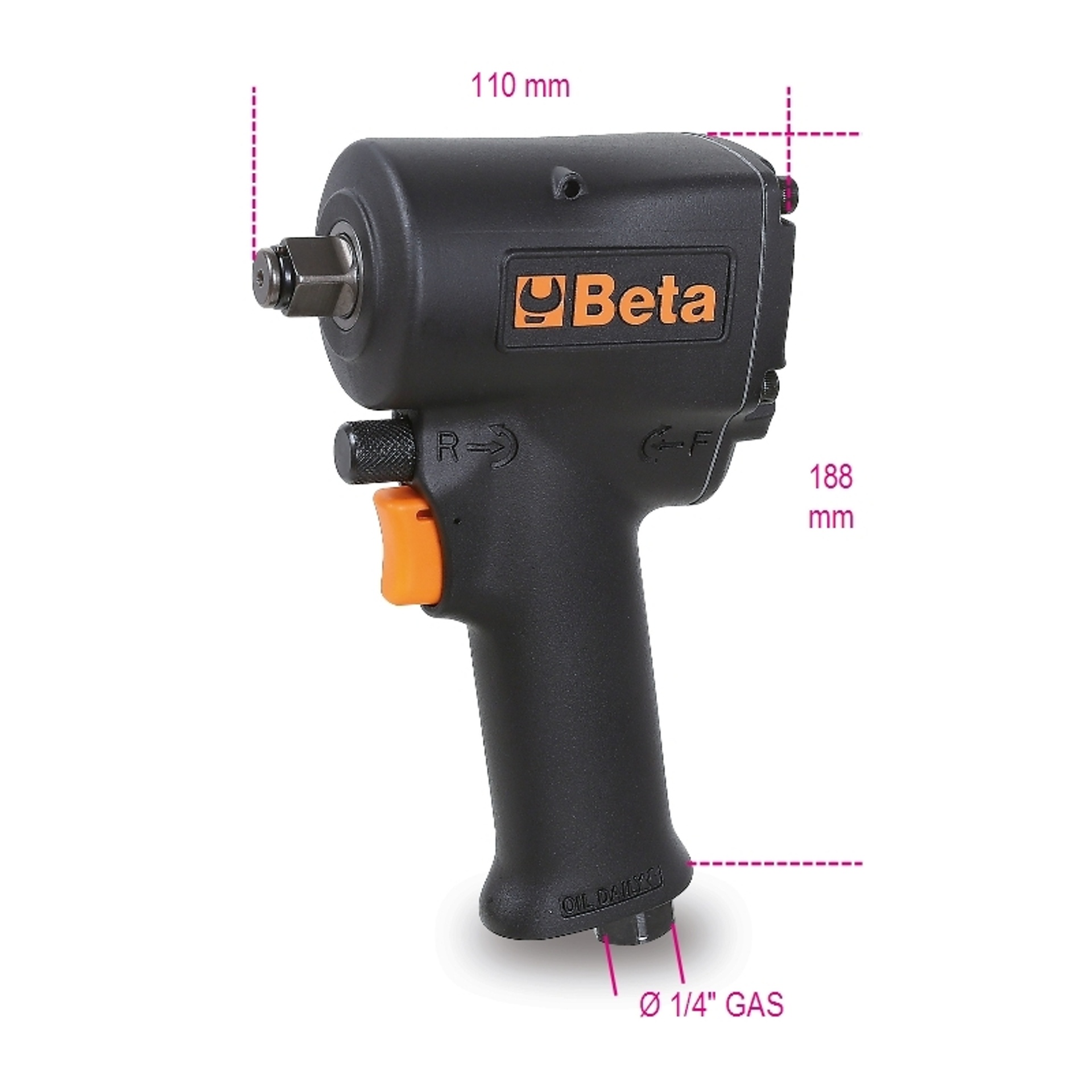 BETA Chave de impacto compacta revers�vel