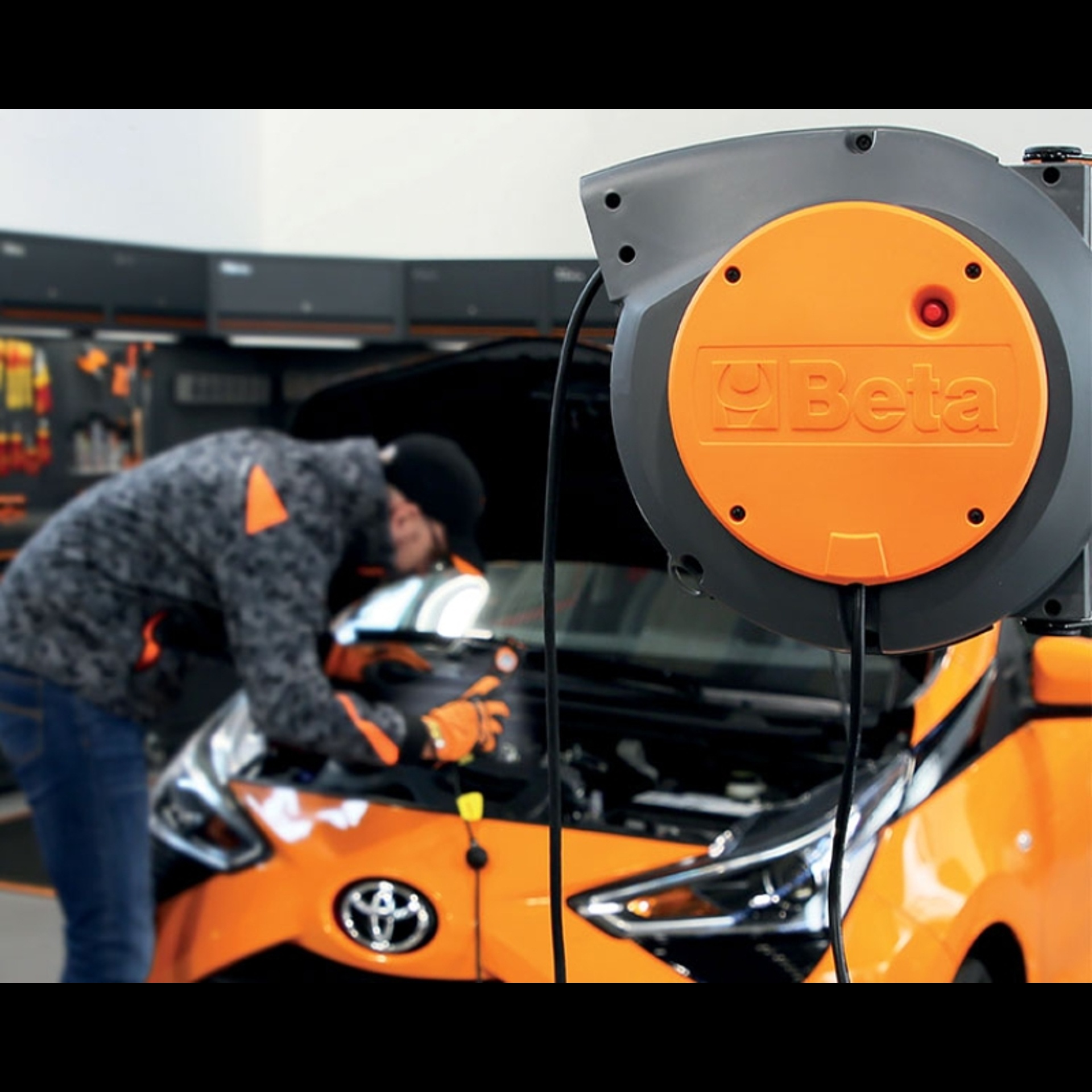 BETA Enrolador de cabo el�trico autom�tico, com cabo 3Gx2.5�mm�