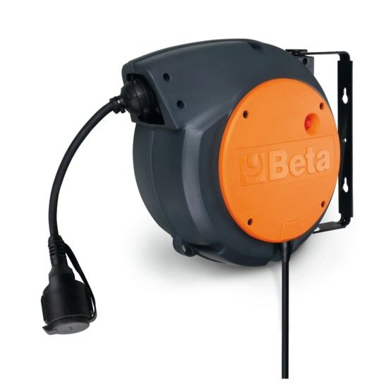 BETA Enrolador de cabo el�trico autom�tico, com�cabo 3Gx1.5�mm� e tomada tipo SCHUKO