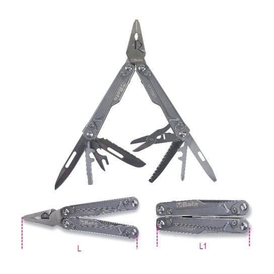 BETA Ferramentas multi-tools completas com bits e bolsa