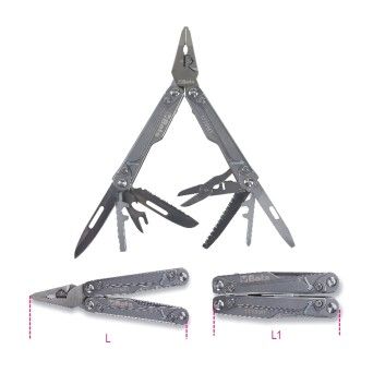 BETA Ferramentas multi-tools completas com bits e bolsa