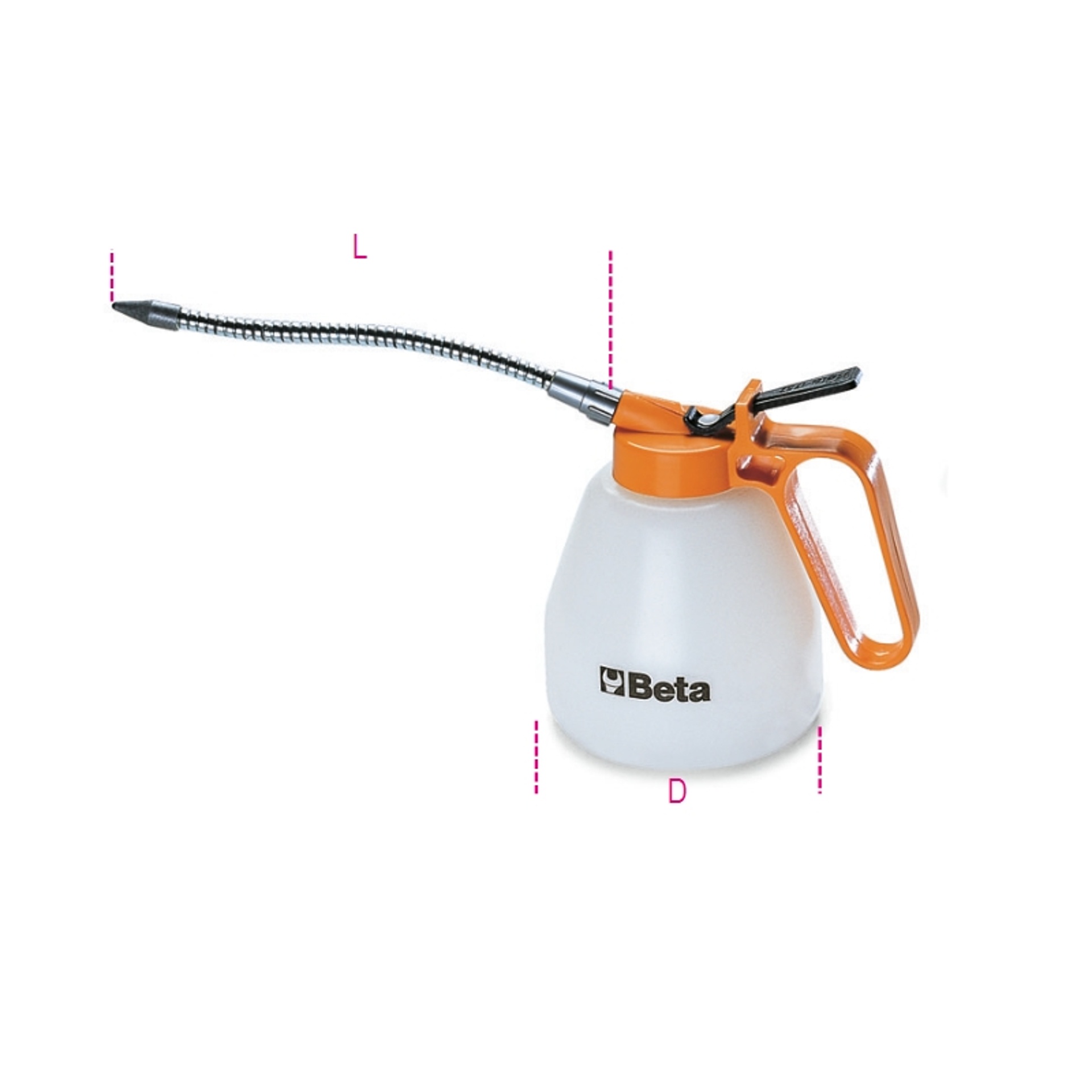 BETA Almotolia em pl�stico, bico flex�vel