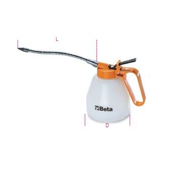 BETA Almotolia em plstico, bico flexvel