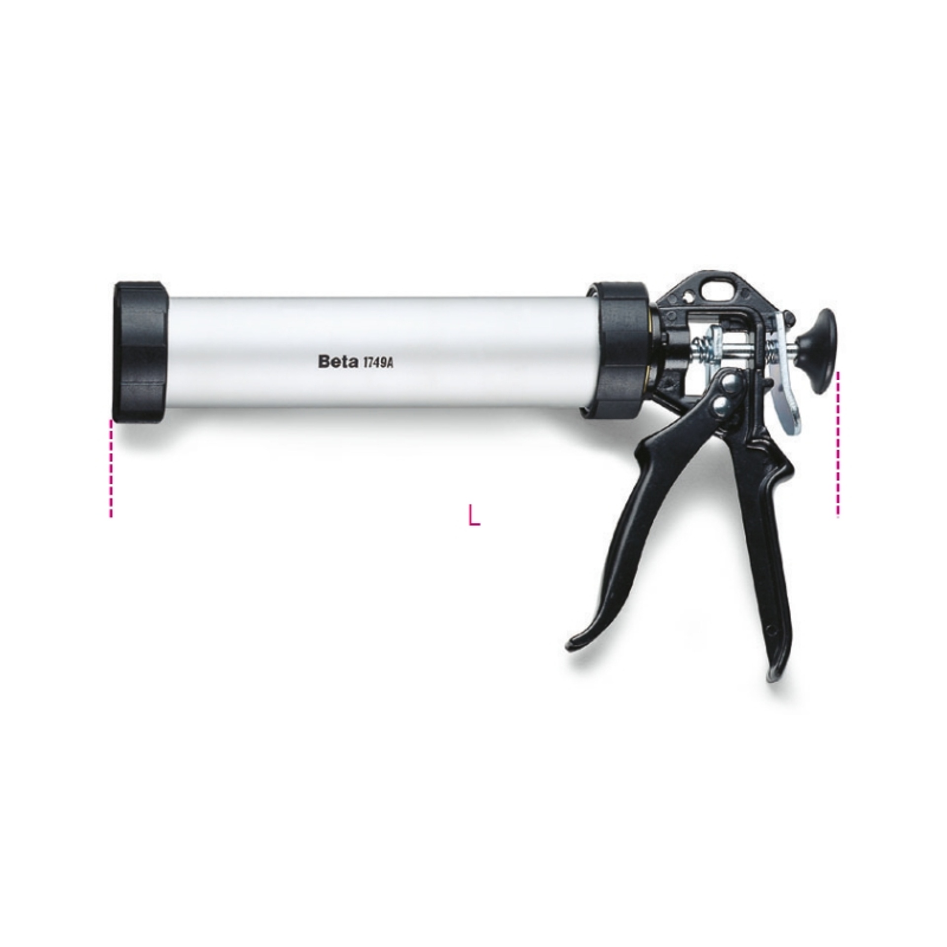 BETA Pistola para isolantes modelo profissional, corpo em alum�nio